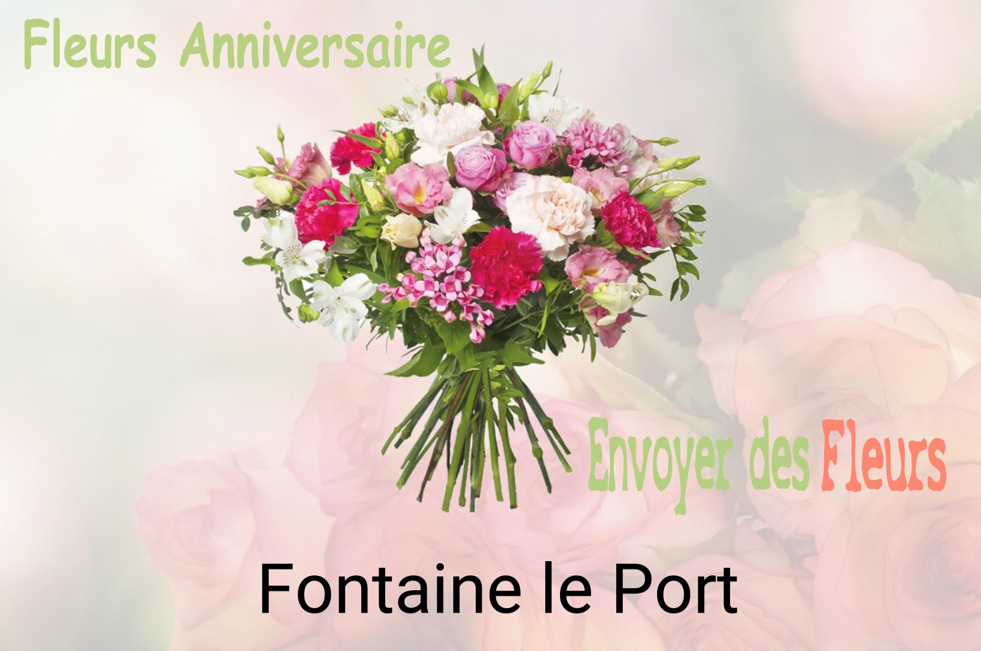 Bouquet de fleurs d’anniversaire livré à Fontaine-le-Port