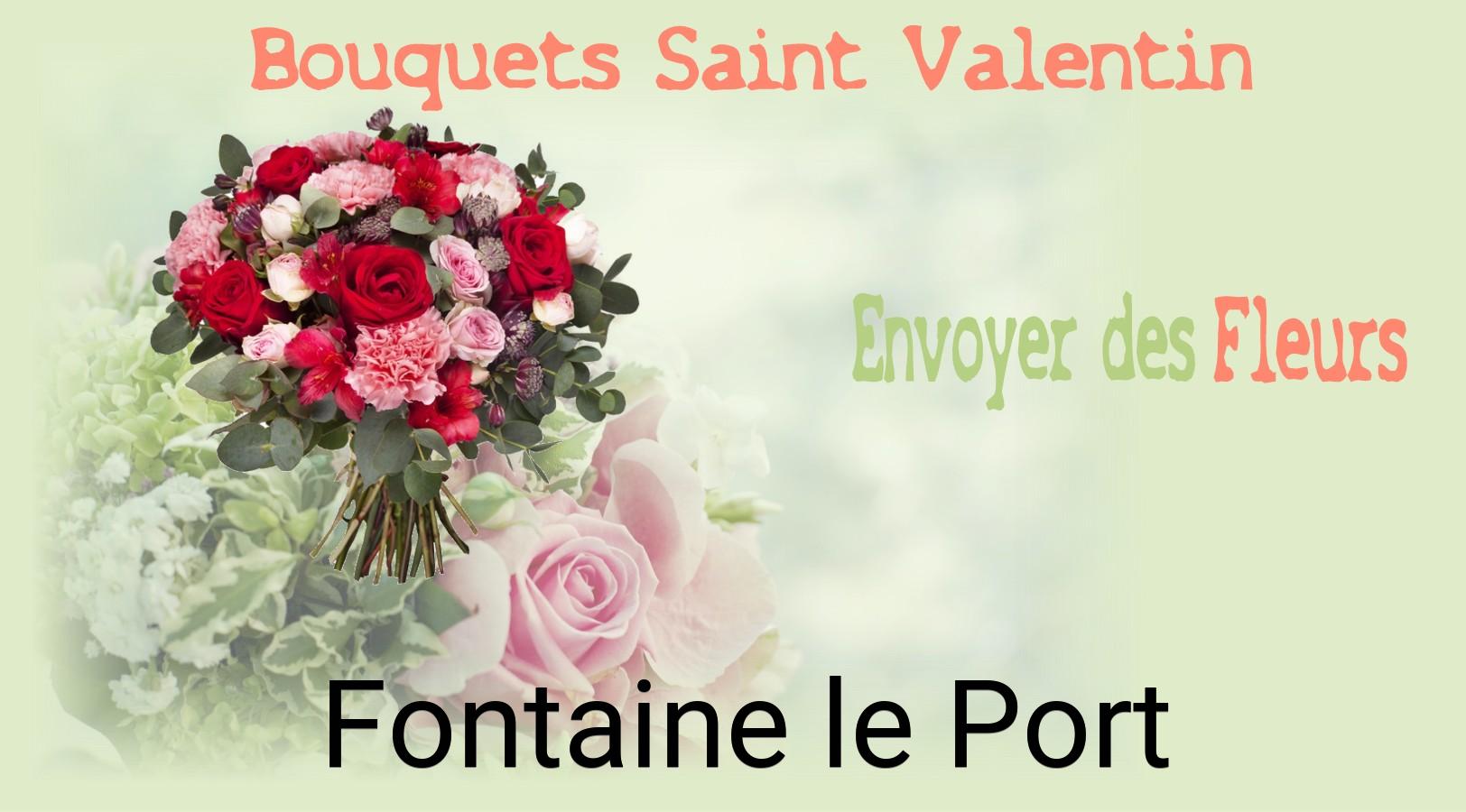 Roses de Saint-Valentin livrées à Fontaine-le-Port